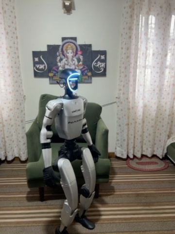 First contact — G1 unboxing, initial SDK bring-up, hand-off to AlifZetta perception layer.
